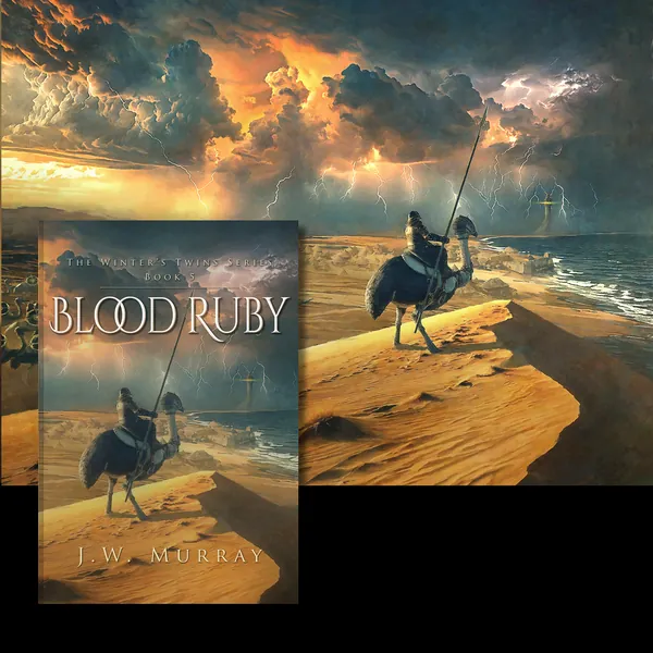 Blood Ruby — book cover design by Max Mitenkov